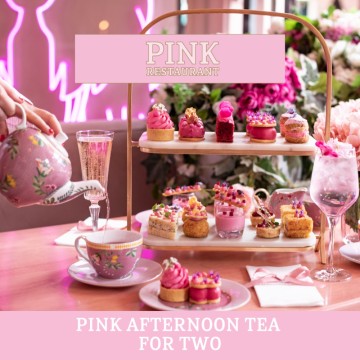 Image for Pink Afternoon Tea for 2 at Pink Restaurant Dublin 2